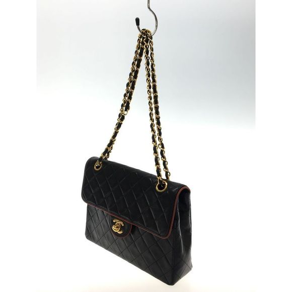 Chanel Shoulder Bag Leather Black - Picture 2 of 6